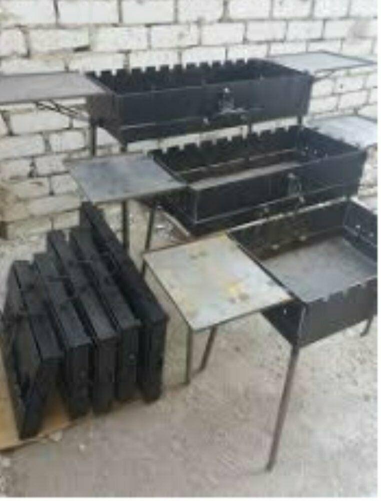 3mm! Portable BBQ Suitcase Barbeque Shashlik Kebab Mangal Grill fast supply!