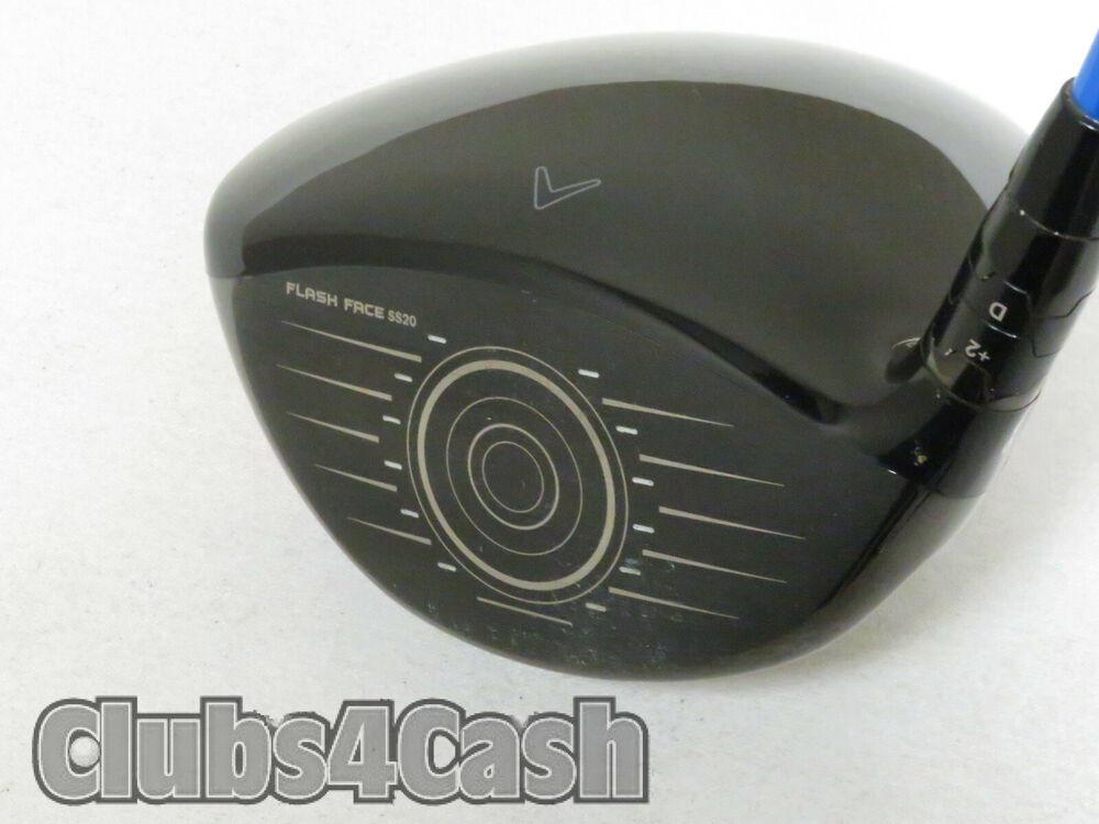 Callaway Mavrik Driver 9* OBAN Devoition 6 65G 04 Stiff Flex +Cover & Tool