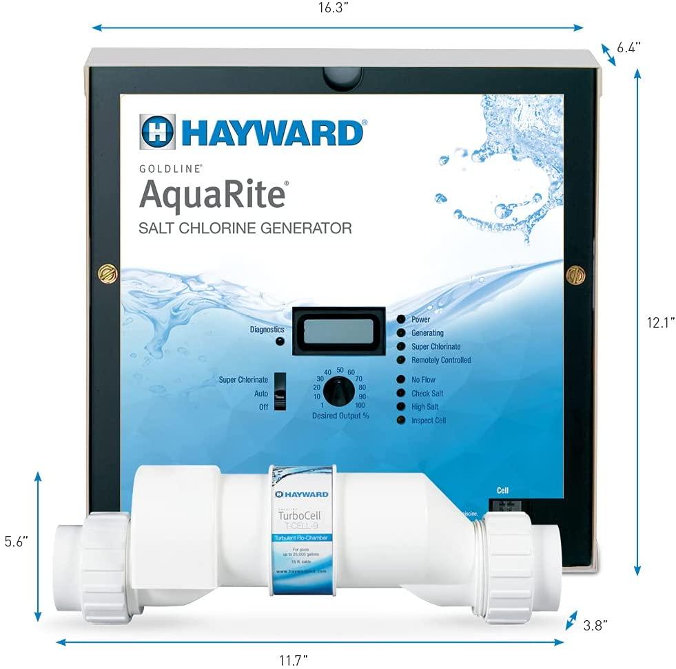 Hayward Goldline AQR9 AquaRite Electronic Salt Chlorination System for In-Ground Pools , 25,000-Gallon Cell