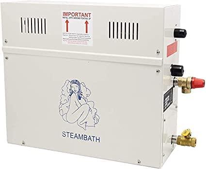 CNWALL 3KW Steam Generator Shower Sauna Bath Home Steam Bath Spa Generator For suitable space heating 3 m³ (3KW)