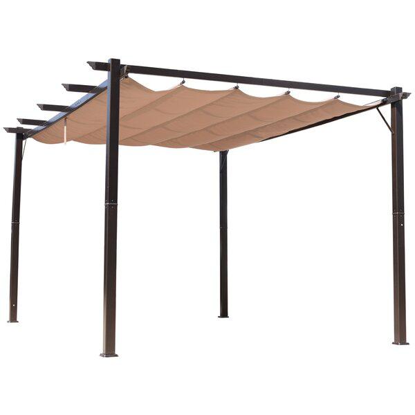 Outdoor Backyard Shade 13 Ft. W X 10 Ft. D Steel Pergola