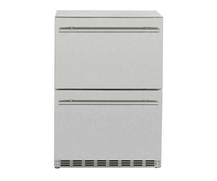 Summerset Grills SS 2-Drawer Deluxe Refrigerator with Locking Door