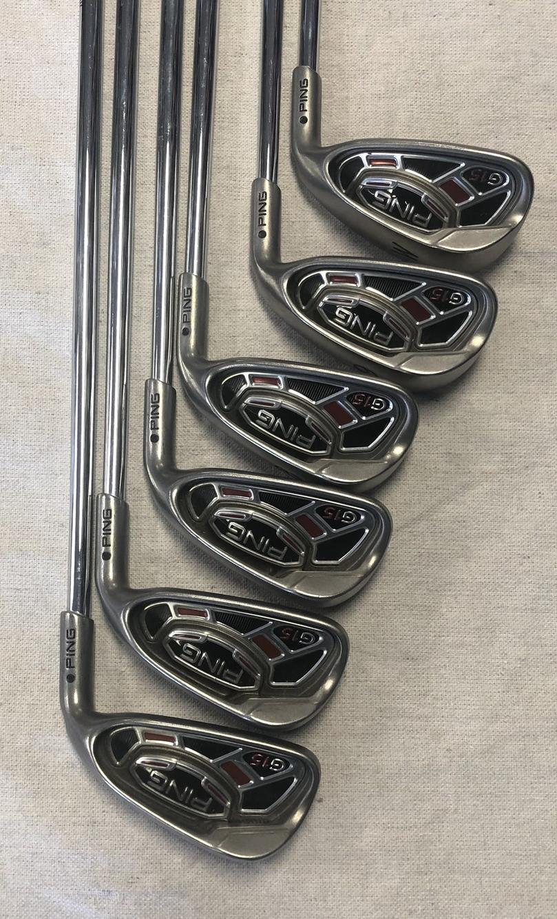 Used Ping G15 5i-pw Steel Regular Golf Iron Or Hybrid Sets
