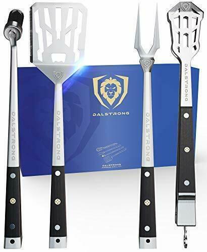 DALSTRONG 4-Piece Professional BBQ Pitmaster Grill Set - Premium High-Carbon ...