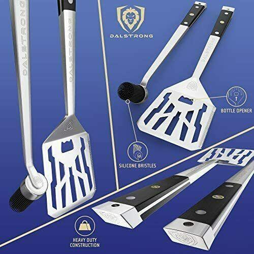 DALSTRONG 4-Piece Professional BBQ Pitmaster Grill Set - Premium High-Carbon ...