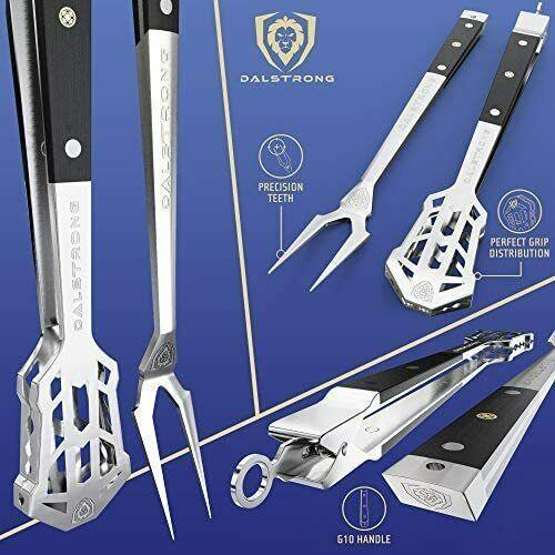 DALSTRONG 4-Piece Professional BBQ Pitmaster Grill Set - Premium High-Carbon ...