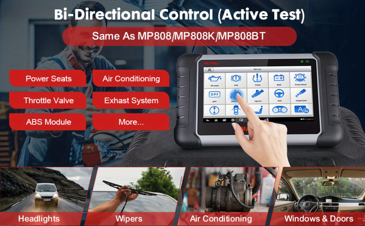 Autel MaxiCOM MK808Z: Android 11 Scan Tool With 28+ Services &amp; 2023 Upgrades - All System Diagnostics!
