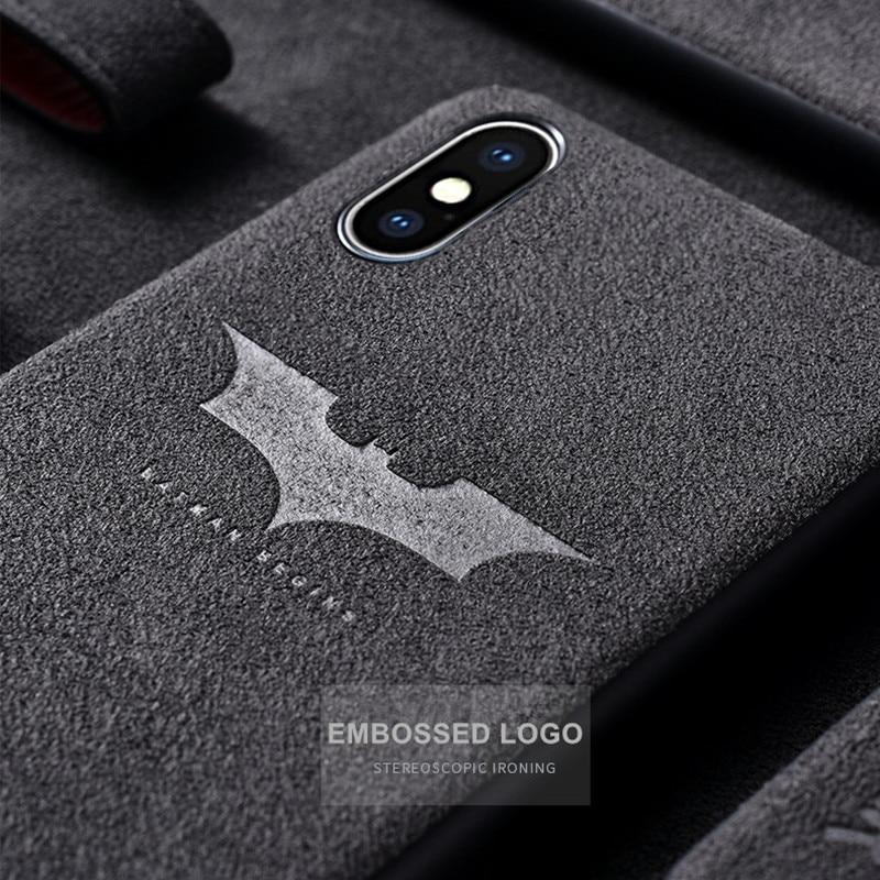 Phone Case - Luxury Vintage Alcantara Leather Soft Protective Phone Case For iPhone XS/XR/XS Max 8/7 Plus