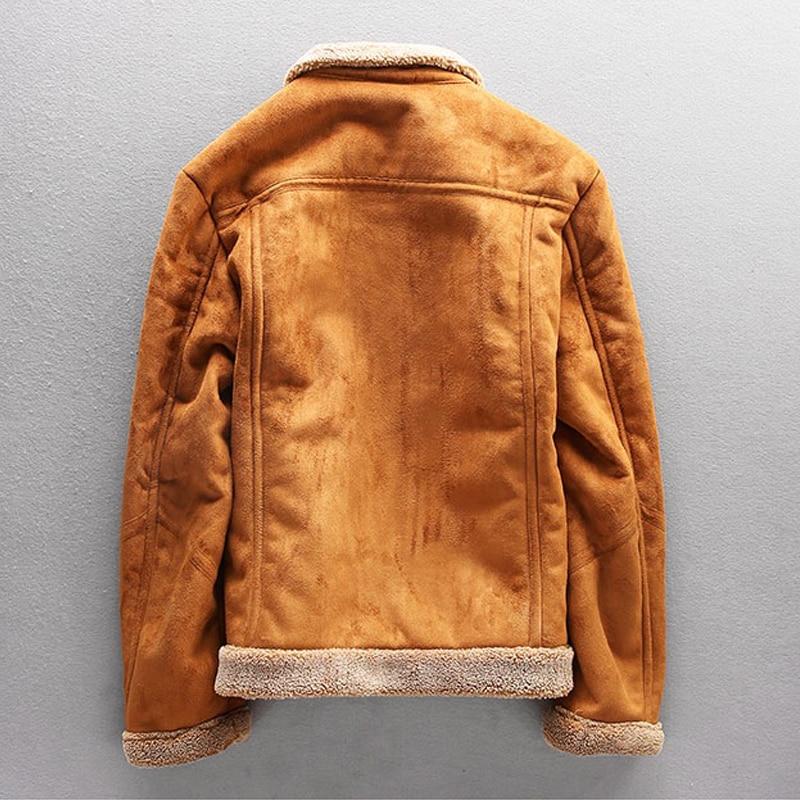 2021 Men Coat Winter Thicken Warm Men Fleece Jacket