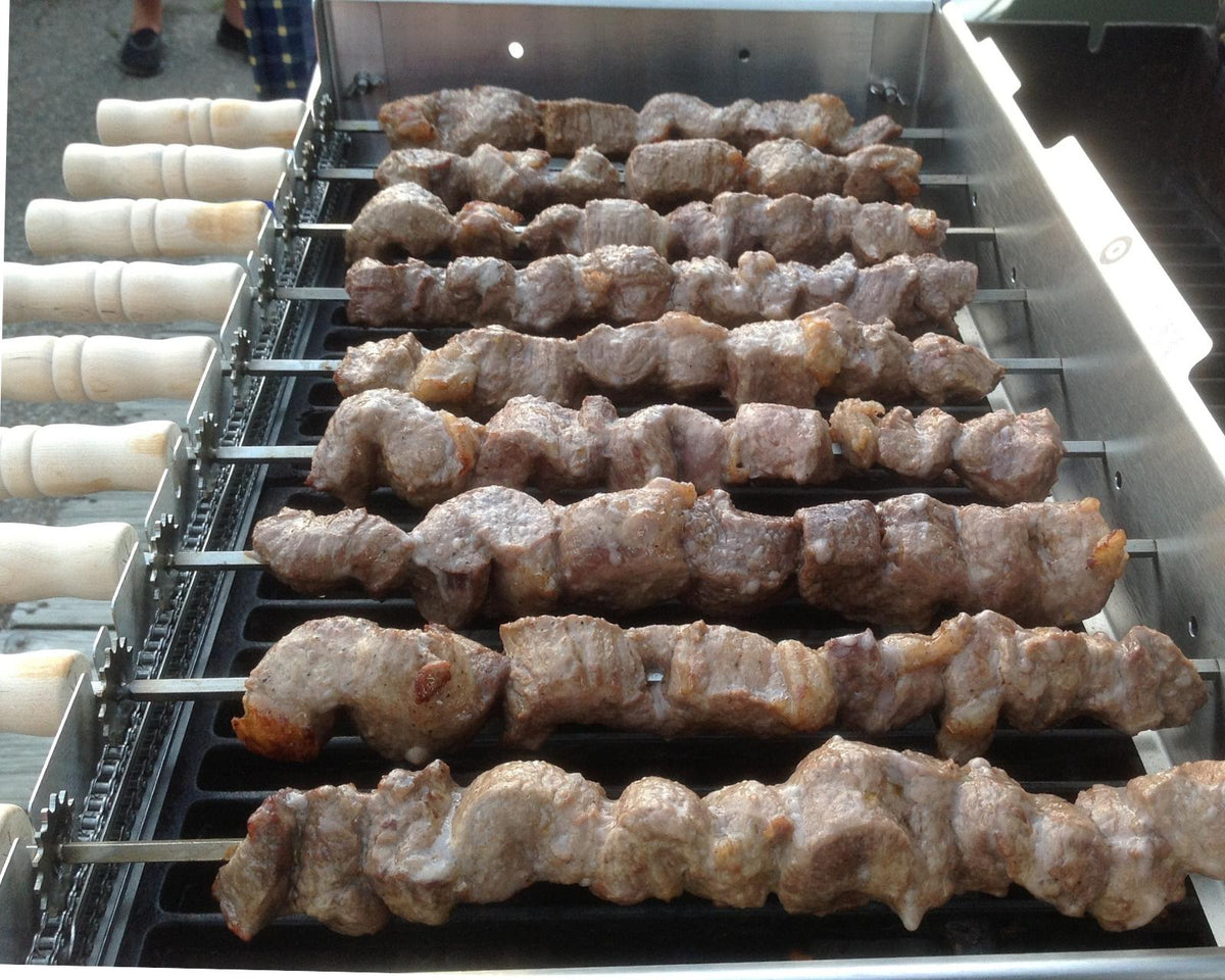 Spinarri 975 -Motorized kebob skewers for your existing gas / charcoal BBQ grill