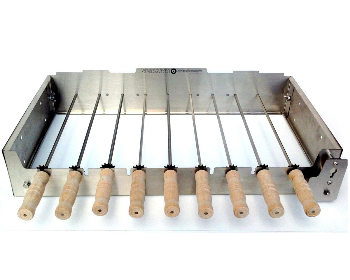 Spinarri 975 -Motorized kebob skewers for your existing gas / charcoal BBQ grill