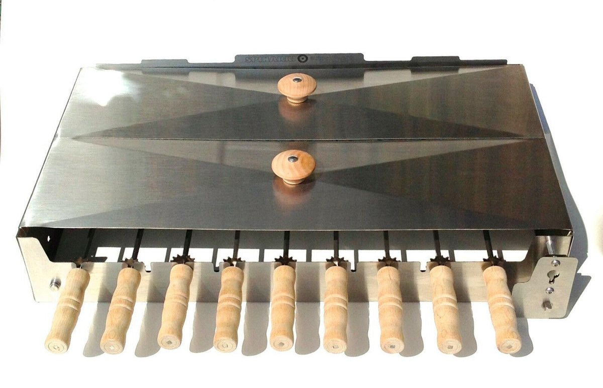 Spinarri 975 -Motorized kebob skewers for your existing gas / charcoal BBQ grill