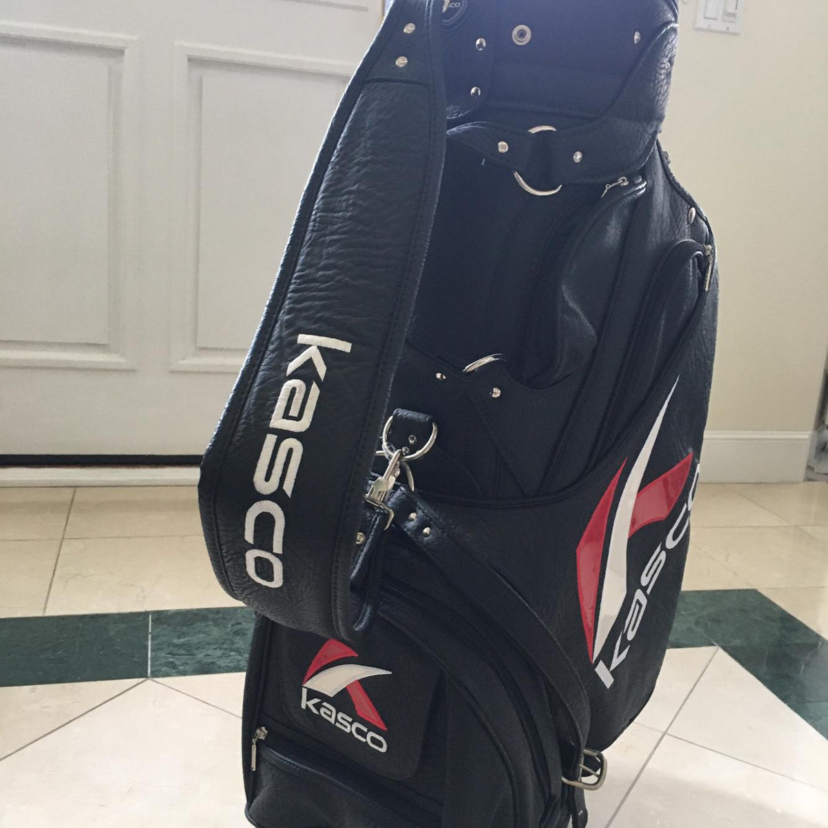 Kasco Black Unisex Tour Staff Bag