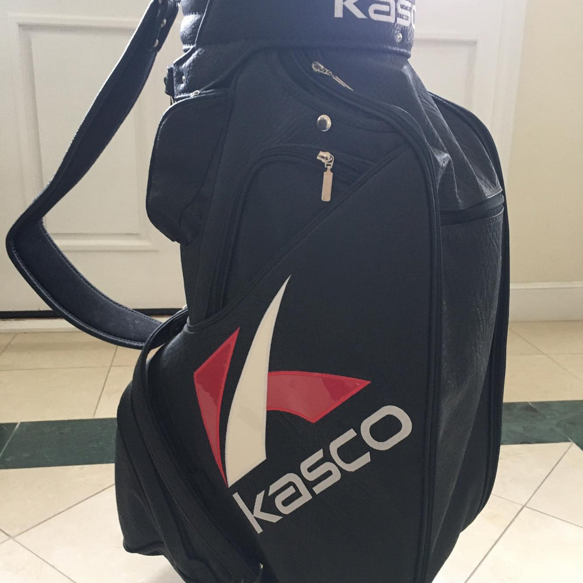 Kasco Black Unisex Tour Staff Bag