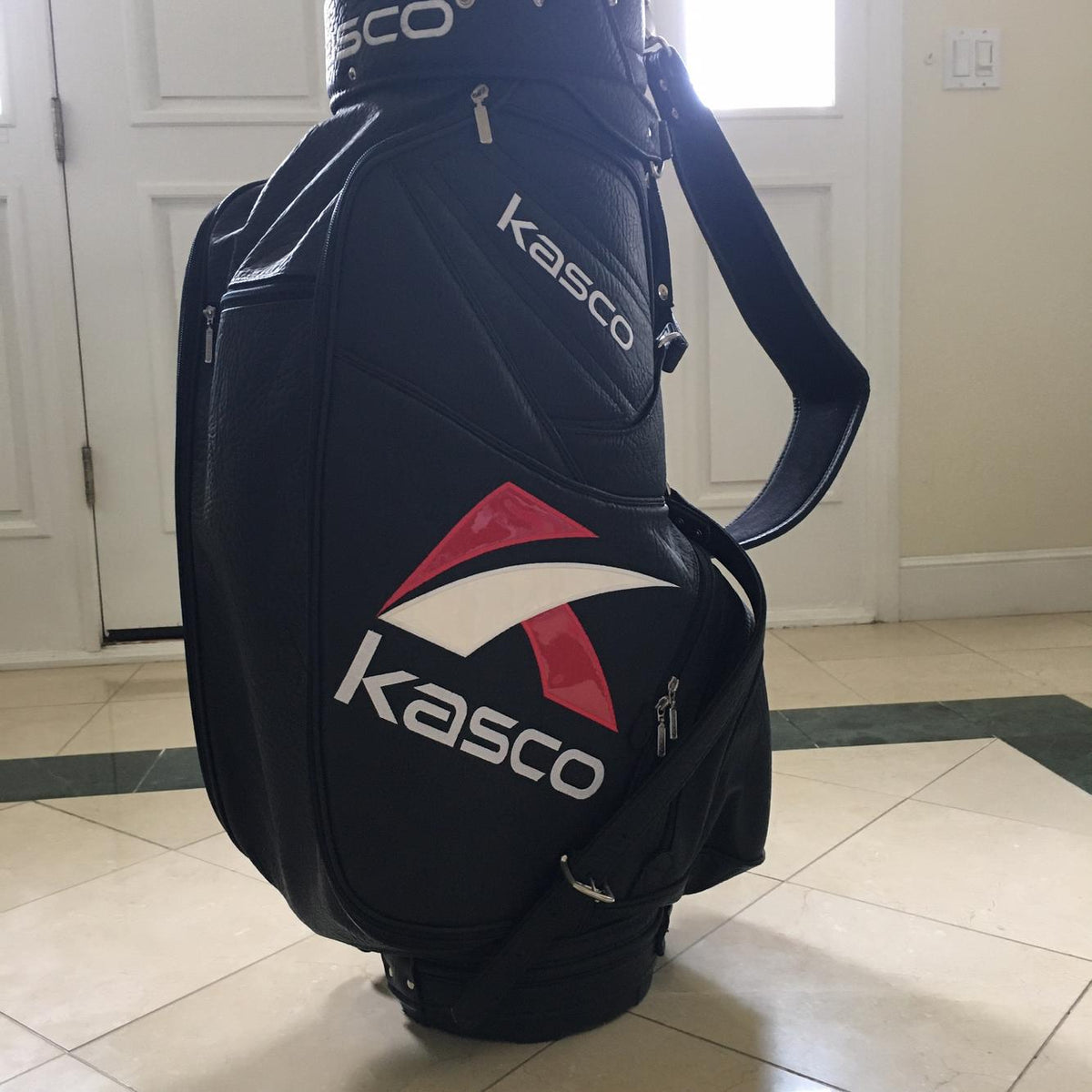 Kasco Black Unisex Tour Staff Bag