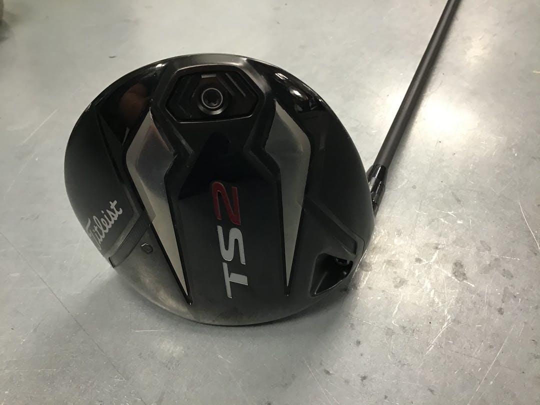 Used Titleist Ts2 9.5 Degree Graphite Stiff Golf Drivers
