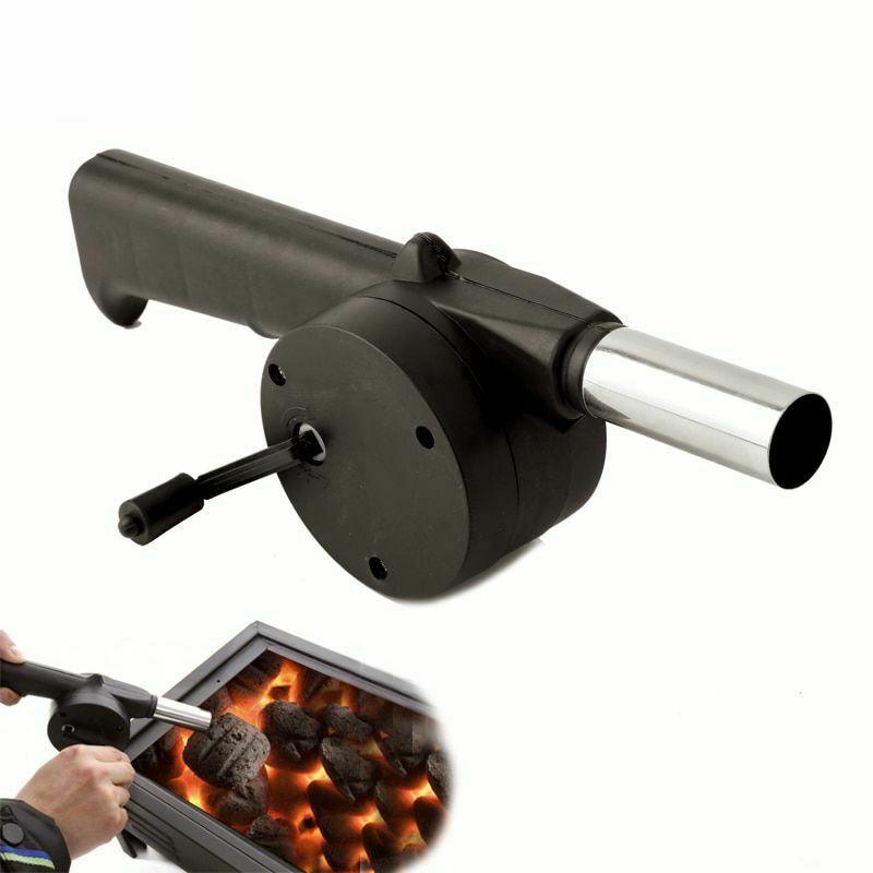 Outdoor Barbecue Fan Hand-cranked Air Blower Portable Fire Bellows Accessories