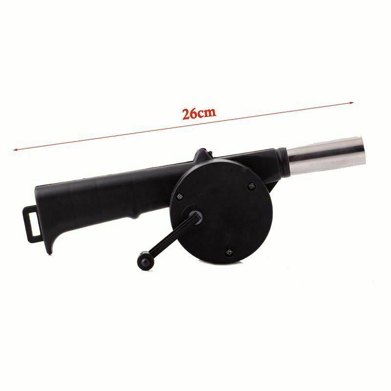 Outdoor Barbecue Fan Hand-cranked Air Blower Portable Fire Bellows Accessories