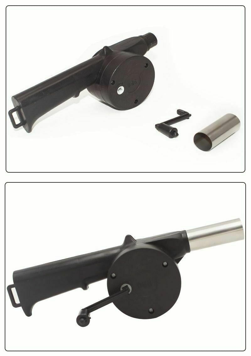Outdoor Barbecue Fan Hand-cranked Air Blower Portable Fire Bellows Accessories