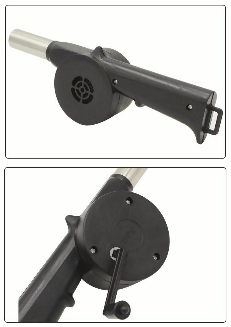 Outdoor Barbecue Fan Hand-cranked Air Blower Portable Fire Bellows Accessories