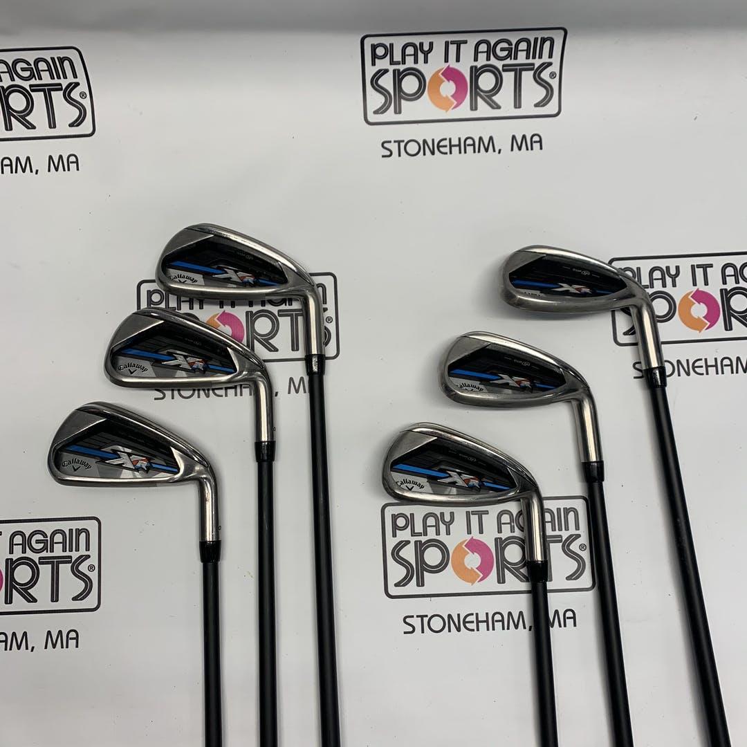 Used Callaway Xr Os 6i-pw Graphite Regular Golf Iron Or Hybrid Sets