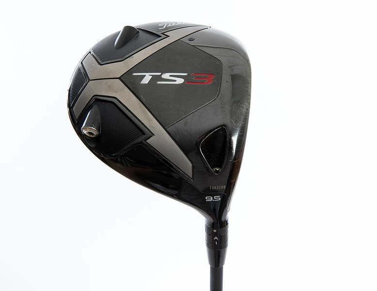 Titleist TS3 Driver 9.5° PX HZRDUS Smoke Black 60 Graphite Stiff Right Handed 45.5in w/Headcover