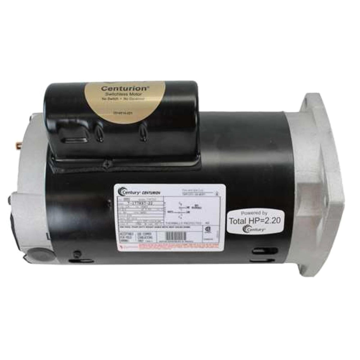 B855 2HP 230V Up-Rated Square Flange Single Speed Motor