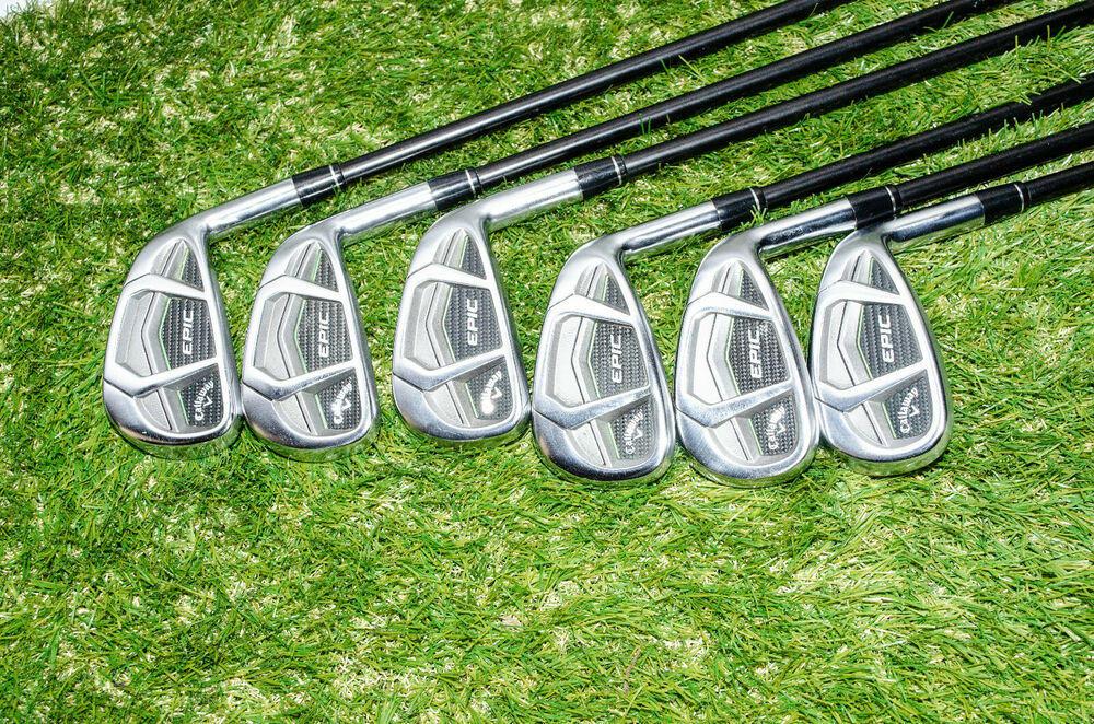 Callaway	Epic	Iron Set (5-pw)	Right Handed	38"	Graphite	Stiff	New Dri tac Grip
