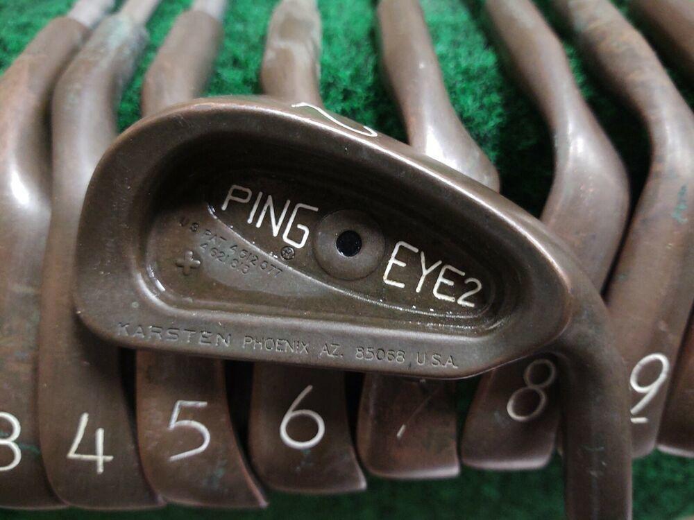 Ping Eye 2 Black Dot Becu Beryllium Golf Iron Set 2,3-PW JZ Stiff Flex Steel