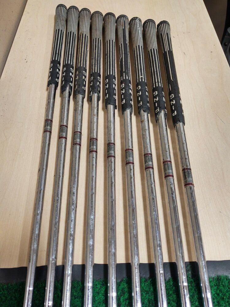 Ping Eye 2 Black Dot Becu Beryllium Golf Iron Set 2,3-PW JZ Stiff Flex Steel