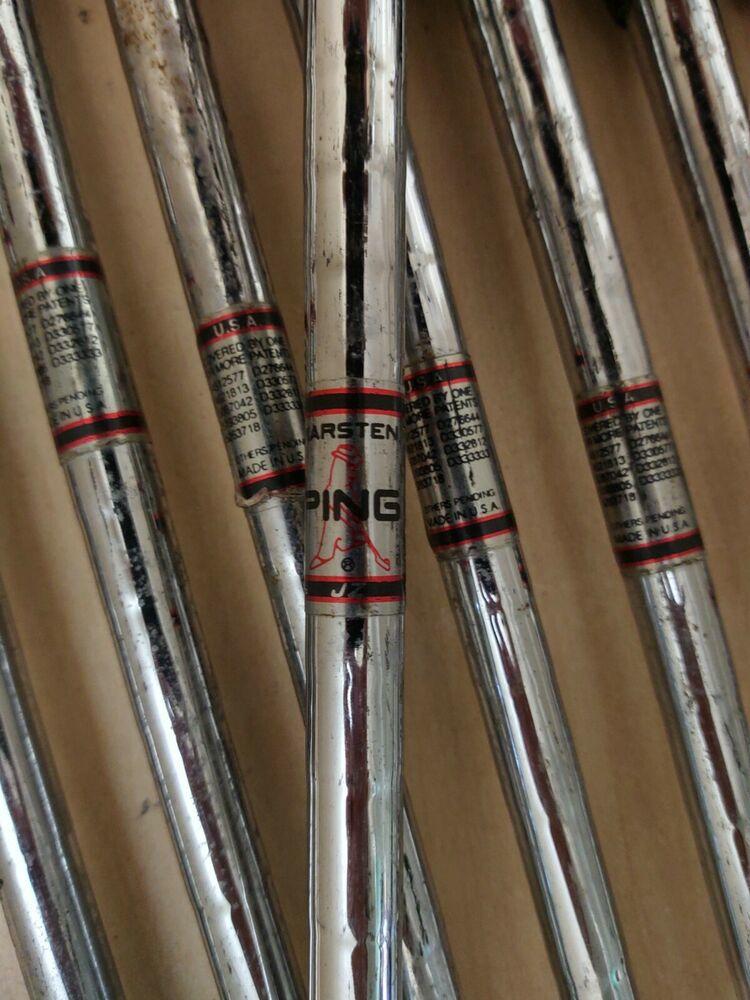 Ping Eye 2 Black Dot Becu Beryllium Golf Iron Set 2,3-PW JZ Stiff Flex Steel