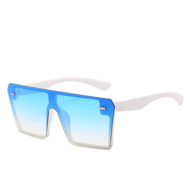 Top Fashion Women Oversize Square Gradient UV400 Sunglasses
