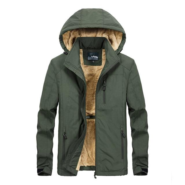Men Warm Casual Bomber Jacket