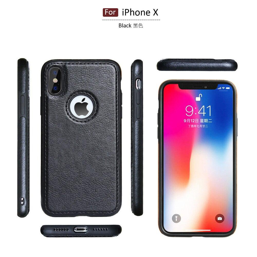 Slim PU Leather Case for iPhone