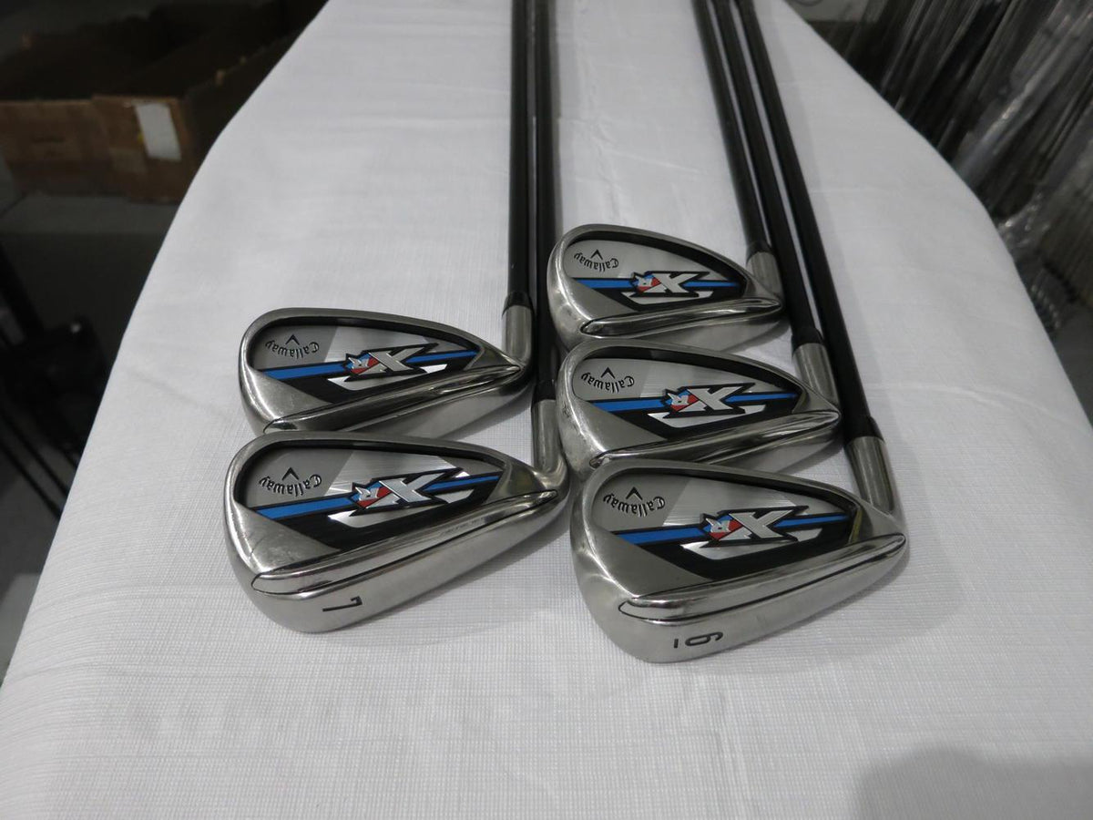 Callaway XR OS Iron Set XROS - 6-PW - Stiff Flex Graphite - 1* Upright - LH