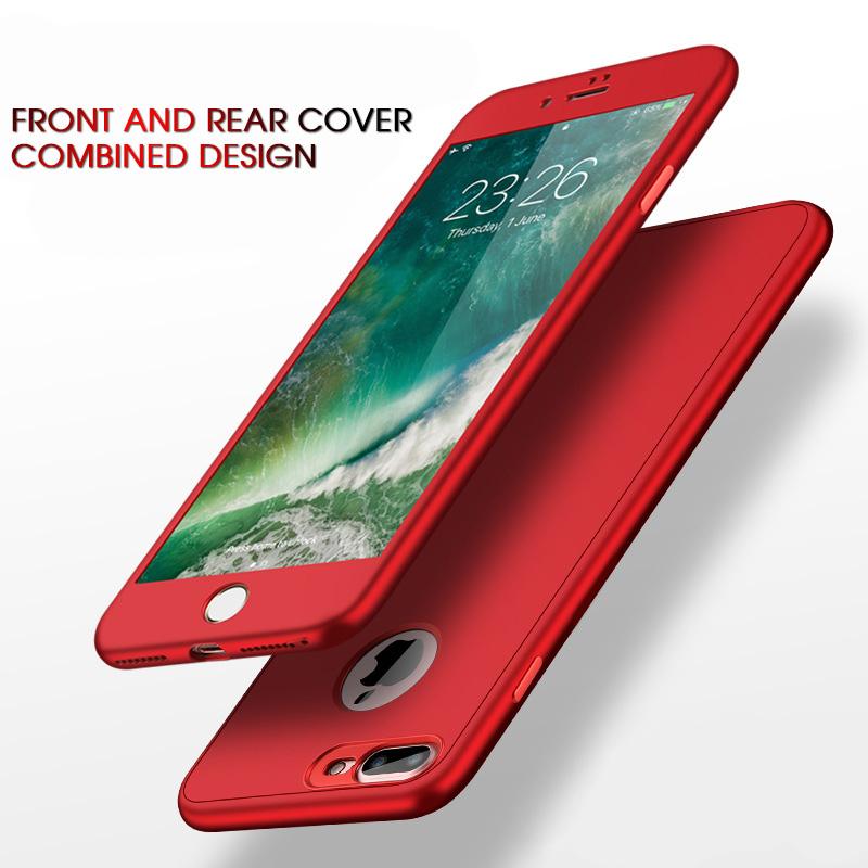Phone Case  - Luxury Soft TPU Silicone 360 Full Cover Cases For iPhone