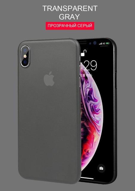 Heavy Duty Ultra Thin Matte Shockproof Protective Case For IPhone X XR XS Max