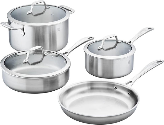 ZWILLING Spirit Stainless Stainless Steel Cookware Set, 7-pc