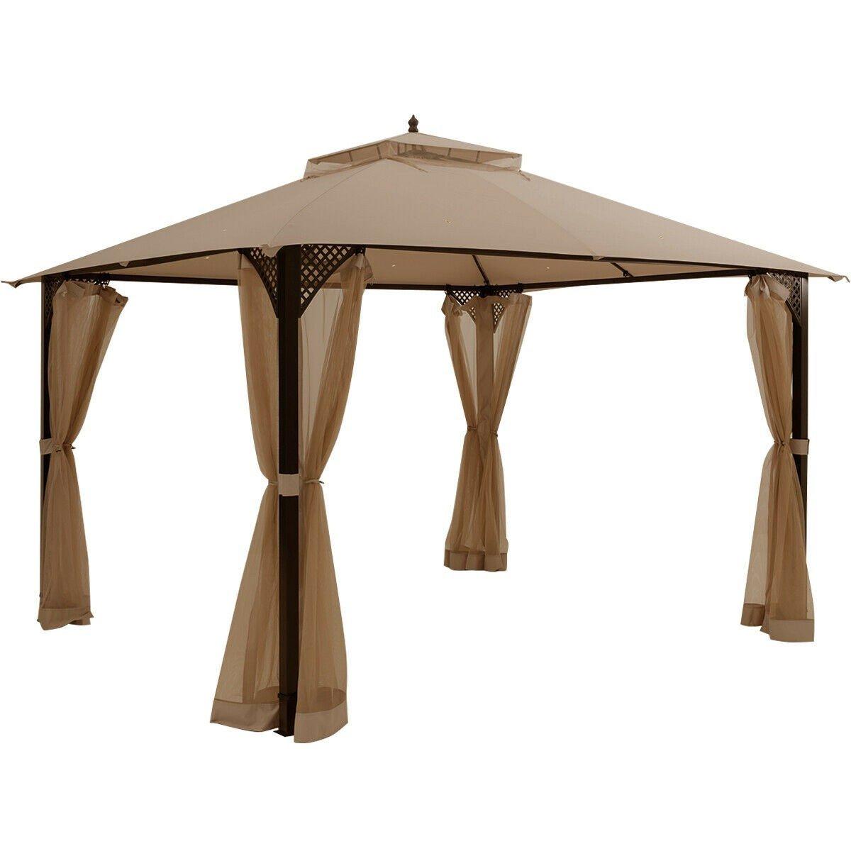 12 x 10 Outdoor Double Top Patio Gazebo