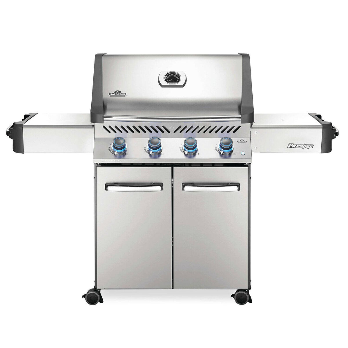 Napoleon Prestige 500 Grill On Cart, Stainless Steel, Propane Gas