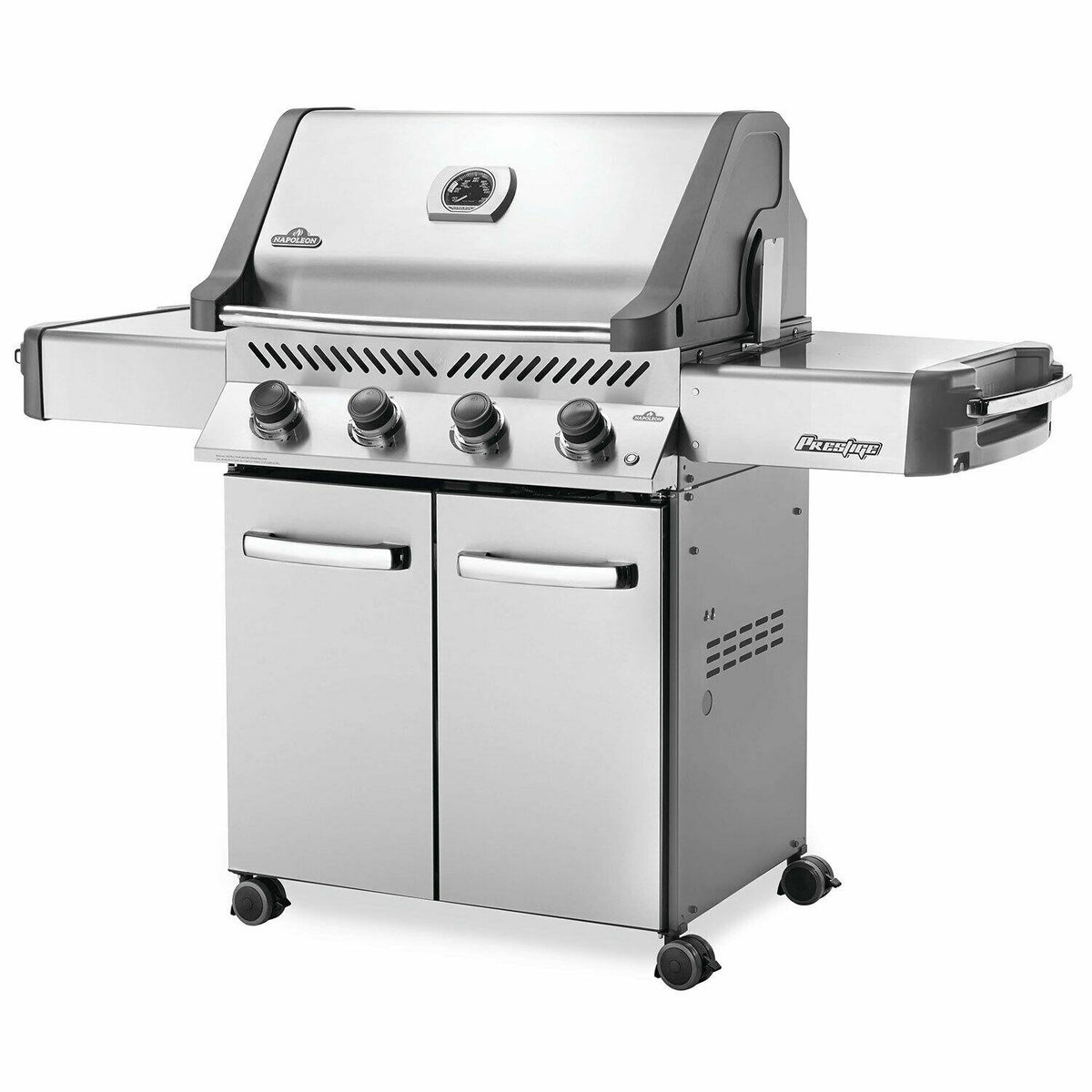 Napoleon Prestige 500 Grill On Cart, Stainless Steel, Propane Gas