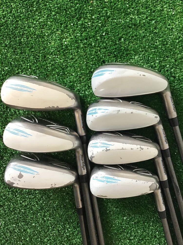 Tour Edge Bazooka Platinum Ladies Hybrid / Irons Set 4-SW Graphite (no 6 iron)