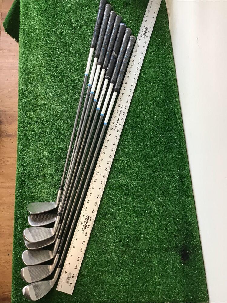 Tour Edge Bazooka Platinum Ladies Hybrid / Irons Set 4-SW Graphite (no 6 iron)