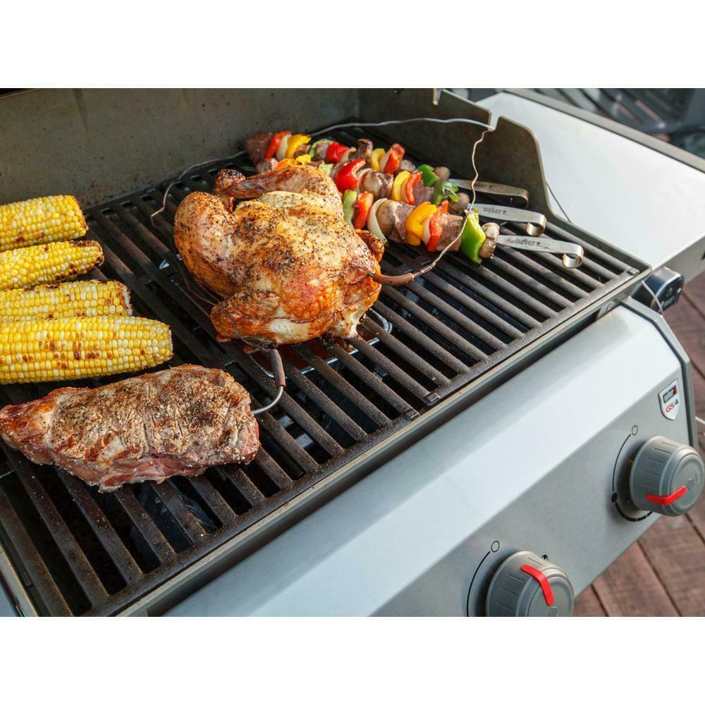 45010001 Spirit II E-310 3-Burner Liquid Propane Grill, Black