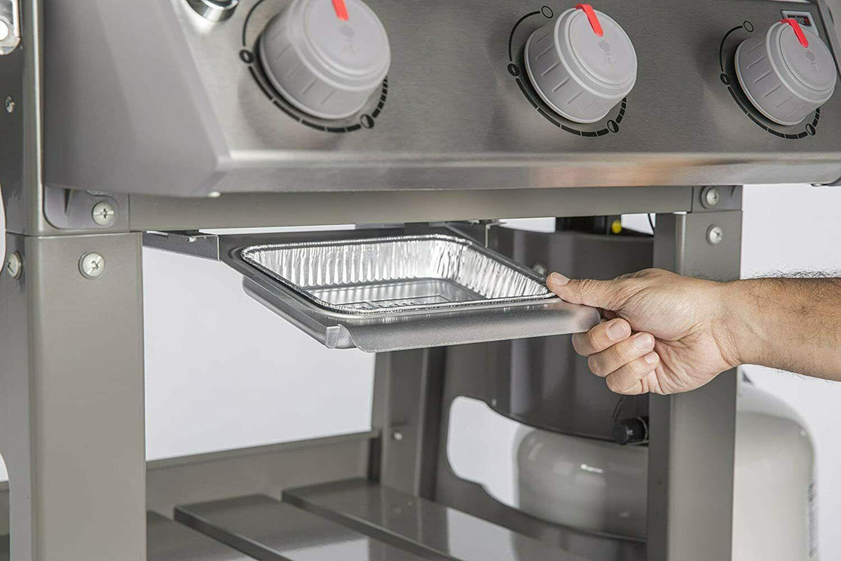 45010001 Spirit II E-310 3-Burner Liquid Propane Grill, Black