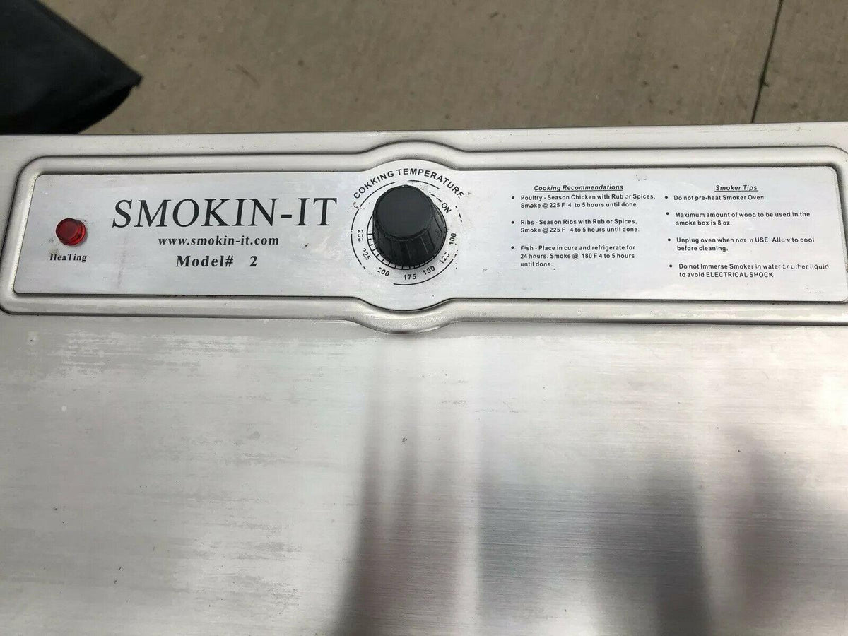 Electric Smoker - Stainless Steel Smokin-It Model #2 Very Good Condition