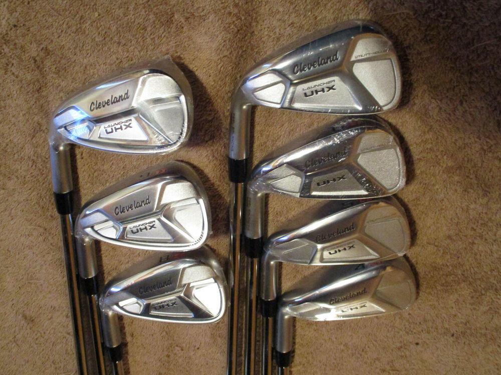 New Cleveland Launcher UHX Steel Iron Set 4-PW, True Temper DST 98 Regular LH