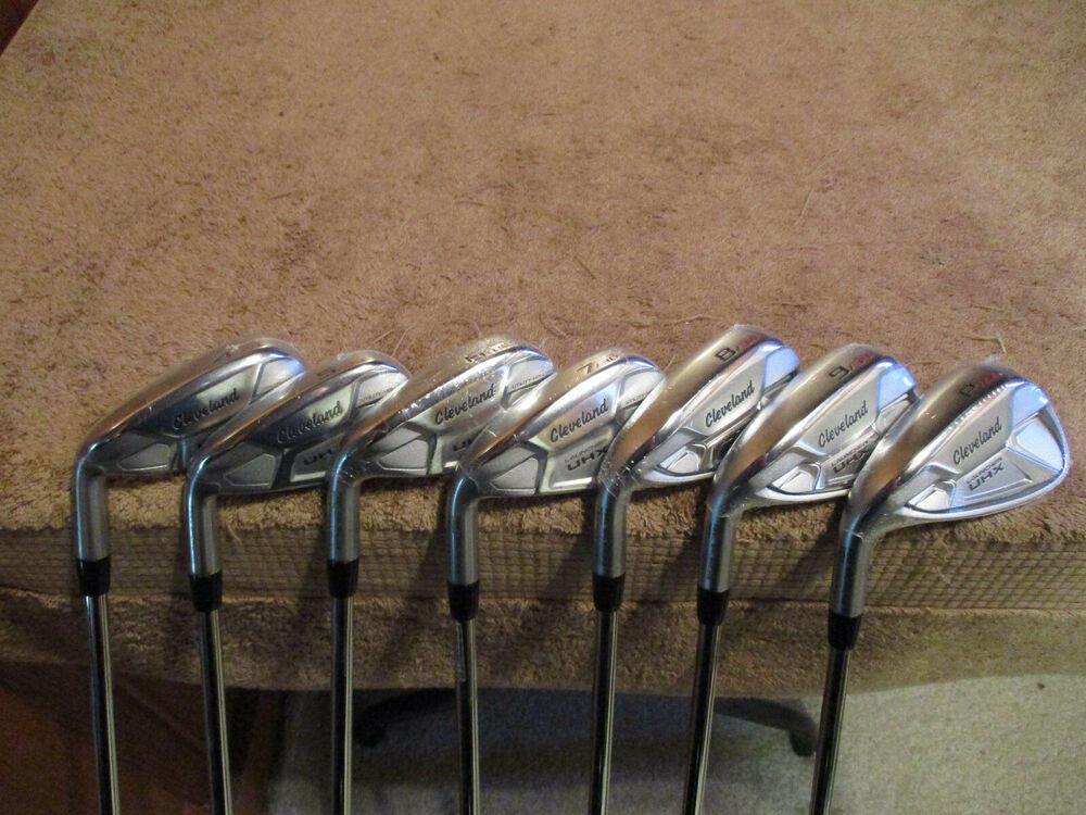 New Cleveland Launcher UHX Steel Iron Set 4-PW, True Temper DST 98 Regular LH