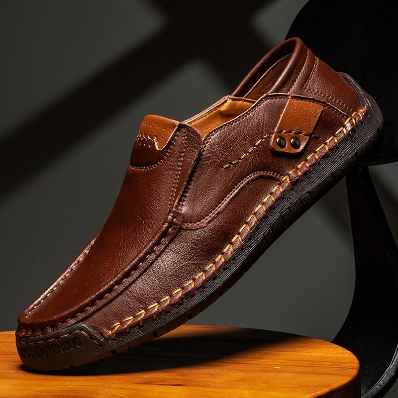 New Handmade Casual Genuine Leather Driving Shoes