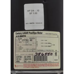 Motor, , 0.75hp, 115v, 2-Spd, 48 Frame, w/ Switch